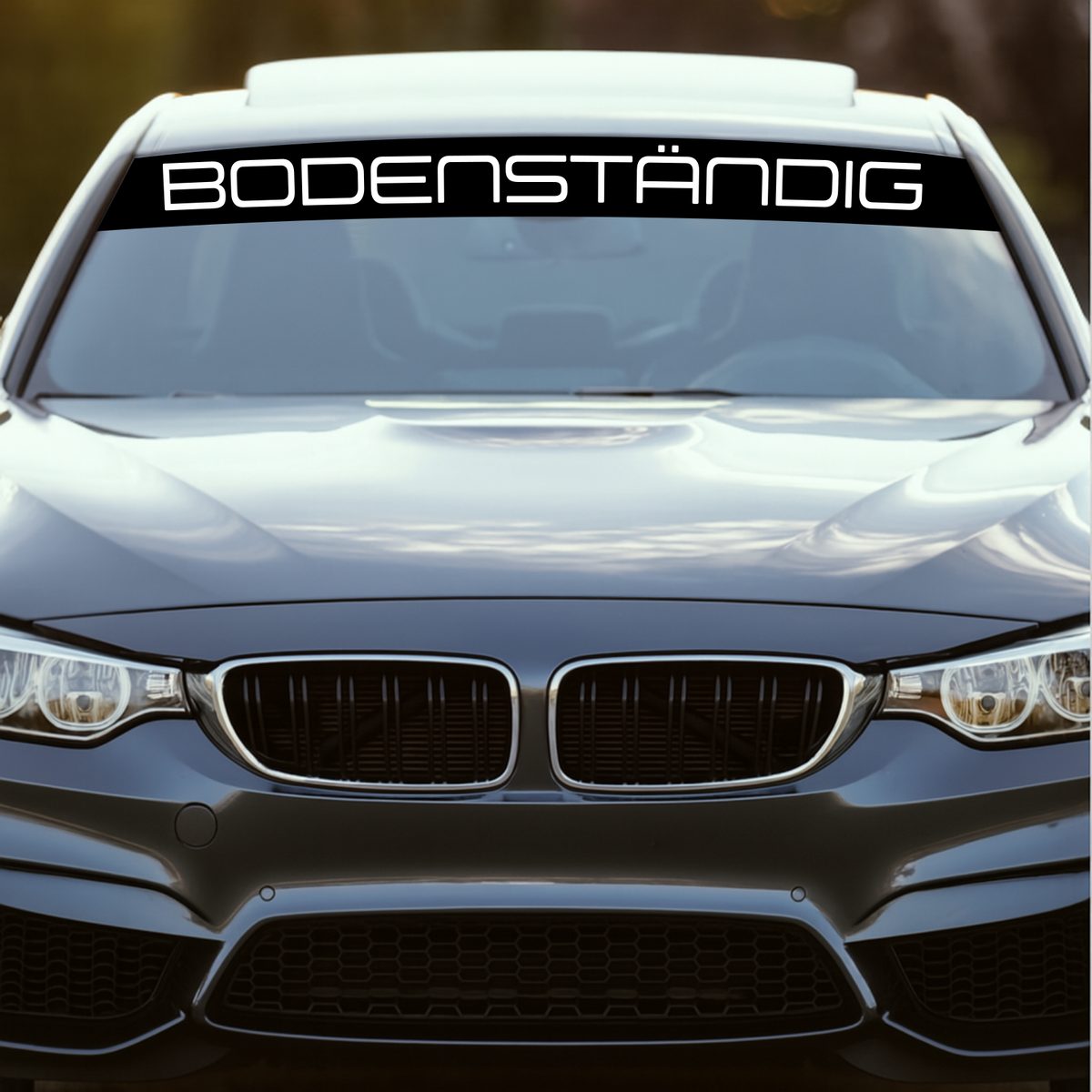 Blendstreifen "BODENSTÄNDIG"| Scheibenkeil, Sonnenblende | ab 19,90€
