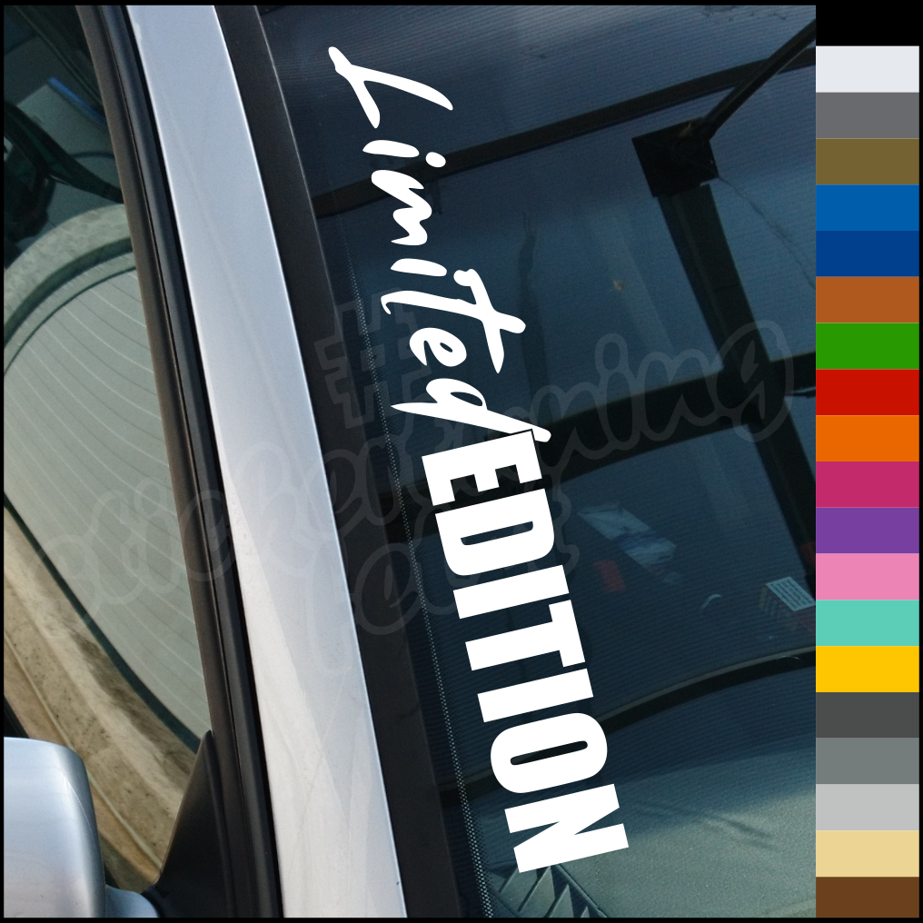Aufkleber “LIMITED EDITION ” | bis 60cm | ab 3,99€