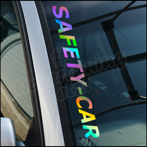 Aufkleber “SAFETY-CAR” | Effektfolie | ab 6,99€