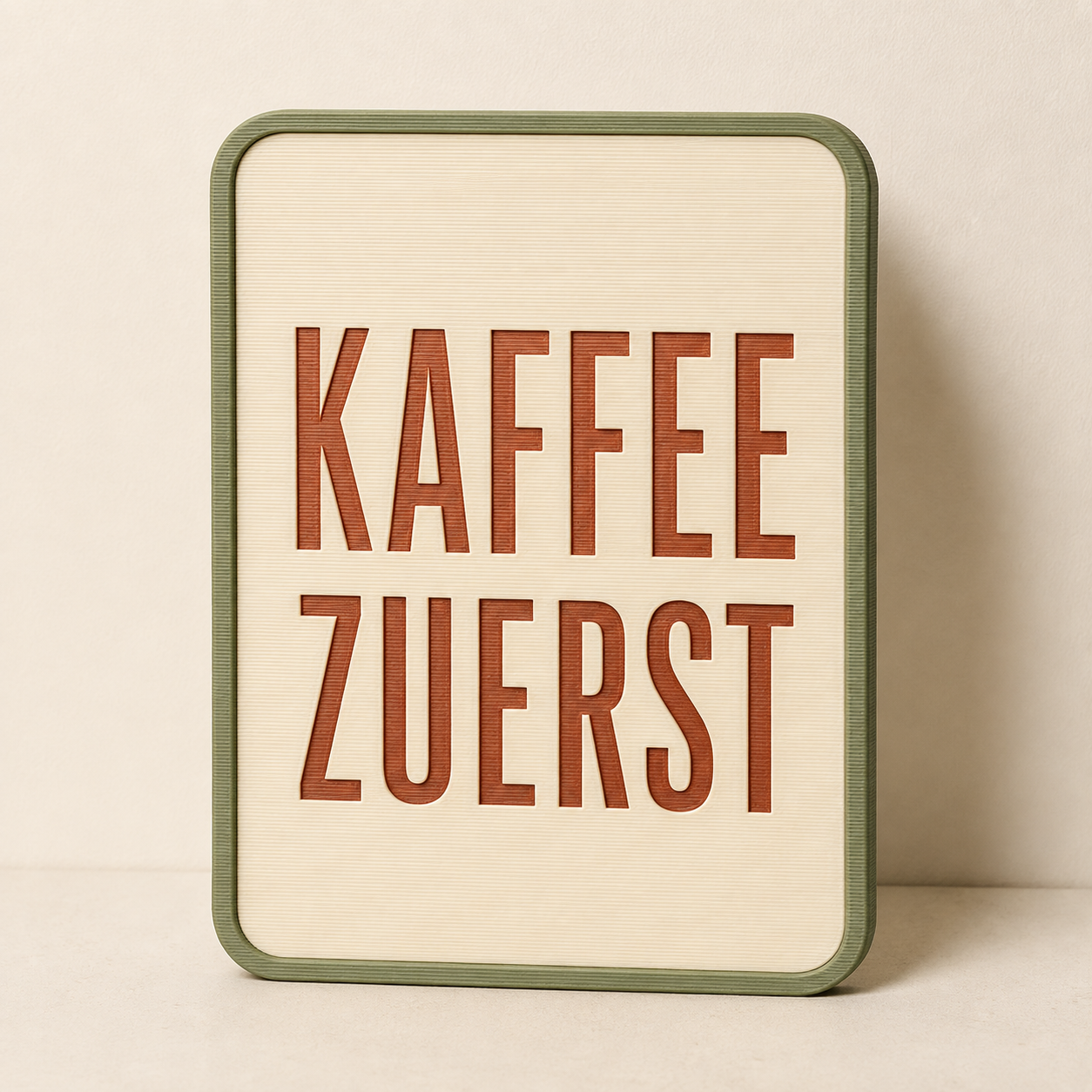 Personalisiertes 3D-Wunschtextschild – bis 25×25 cm | ab 29,99€