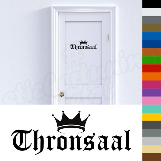 Wandtattoo "Thronsaal" | bis 60cm | ab 5,99€