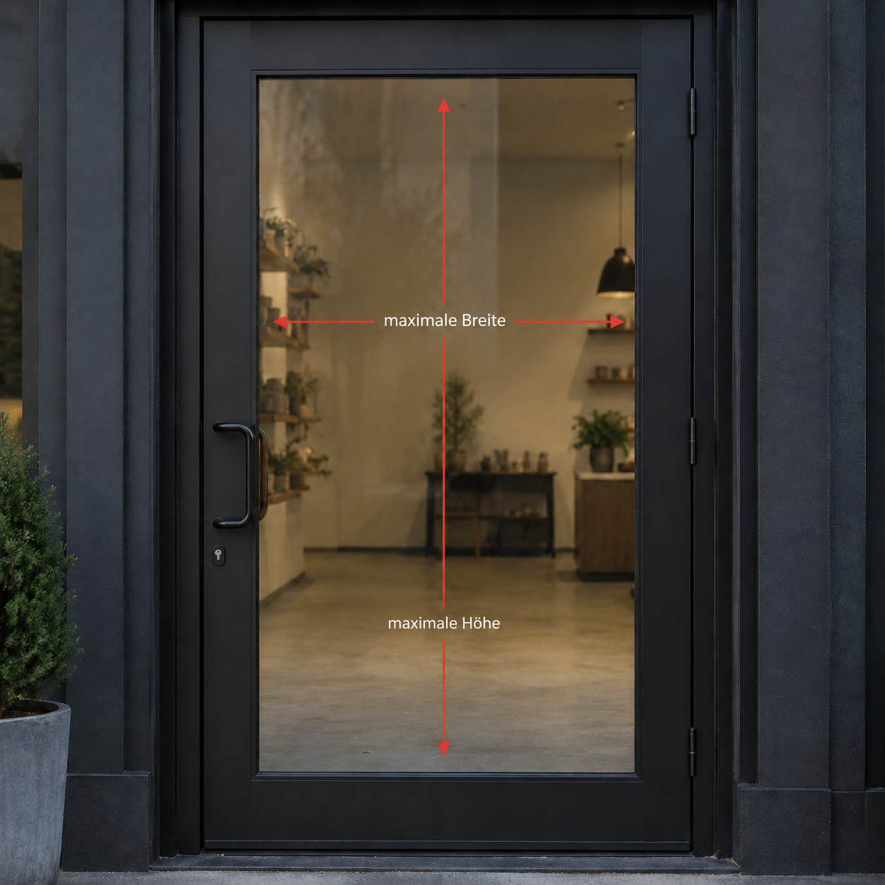 Weihnachts-Öffnungszeiten-Aufkleber individuell | für Tür, Fenster & Schaufenster | ab 19,99€