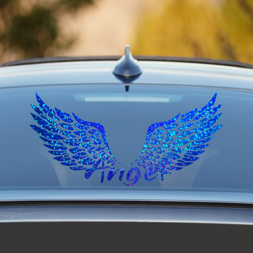 Aufkleber “ANGEL” | Effektfolie | 44x29cm
