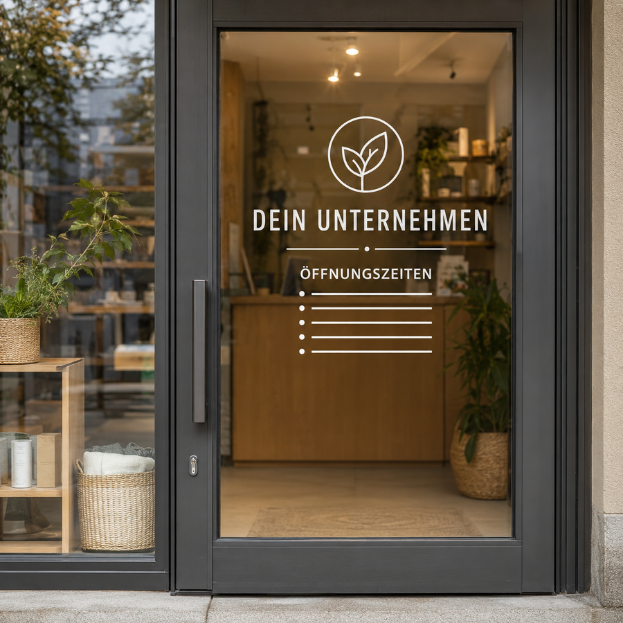 Firmenaufkleber & Geschäftsbeschriftung