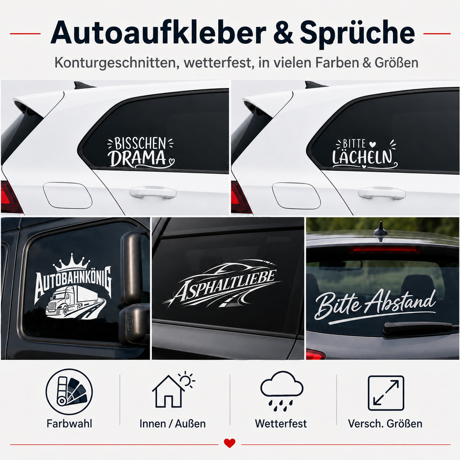 Autoaufkleber & Sprüche