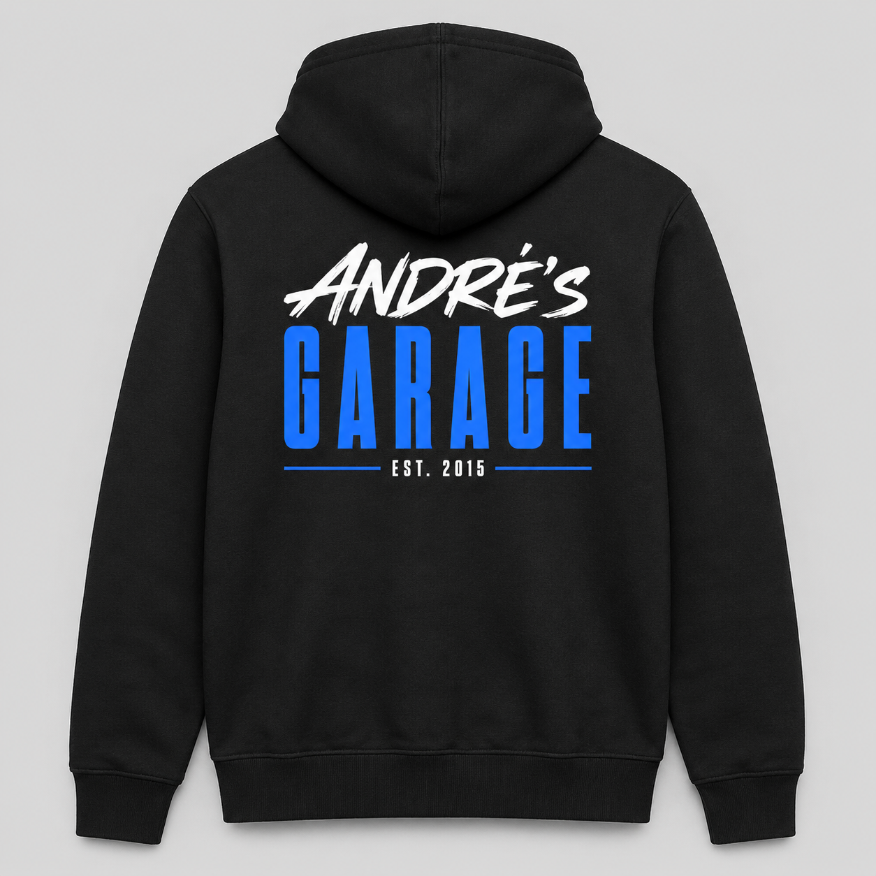 Werkstatt-Hoodie „Typografie“ – personalisiert mit Wunschtext | ab 52,90€