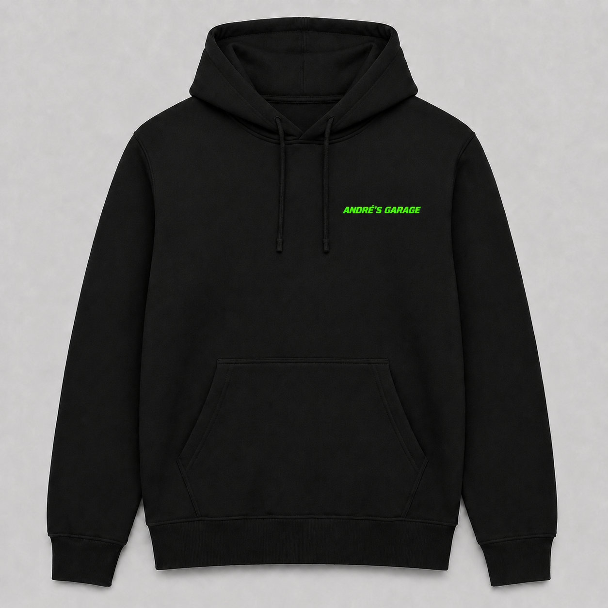 Werkstatt-Hoodie „Racing“ – personalisiert mit Wunschtext | ab 52,90€