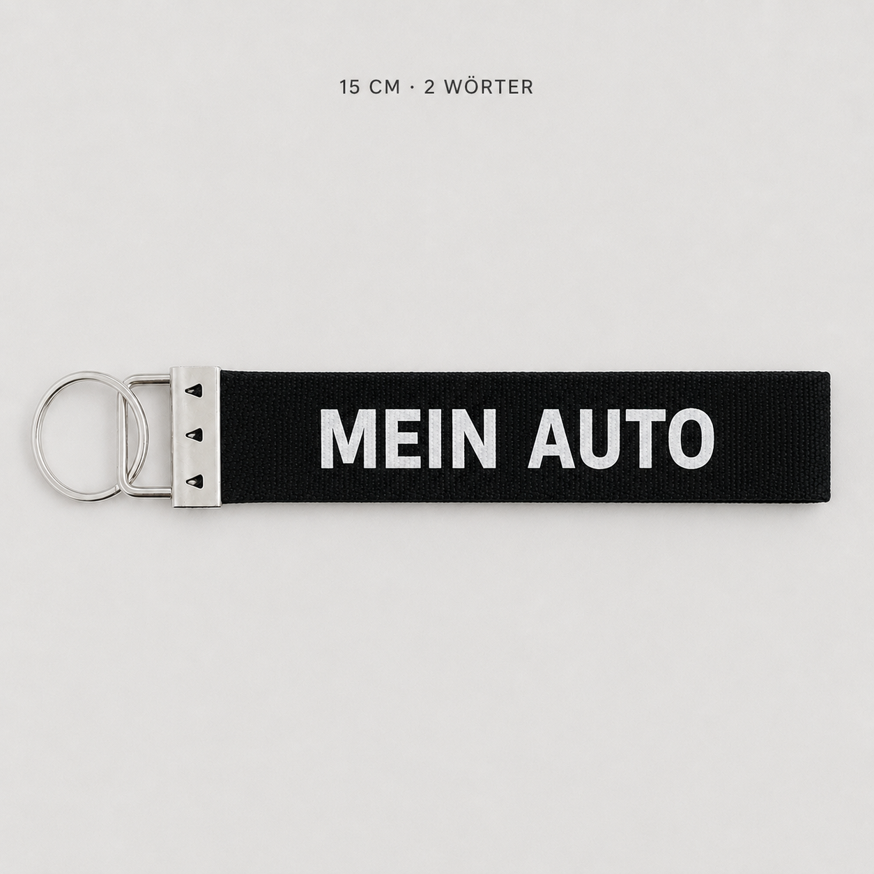 Schlüsselanhänger "WUNSCHTEXT" | verschiedene Farben und Längen | ab 9,99€