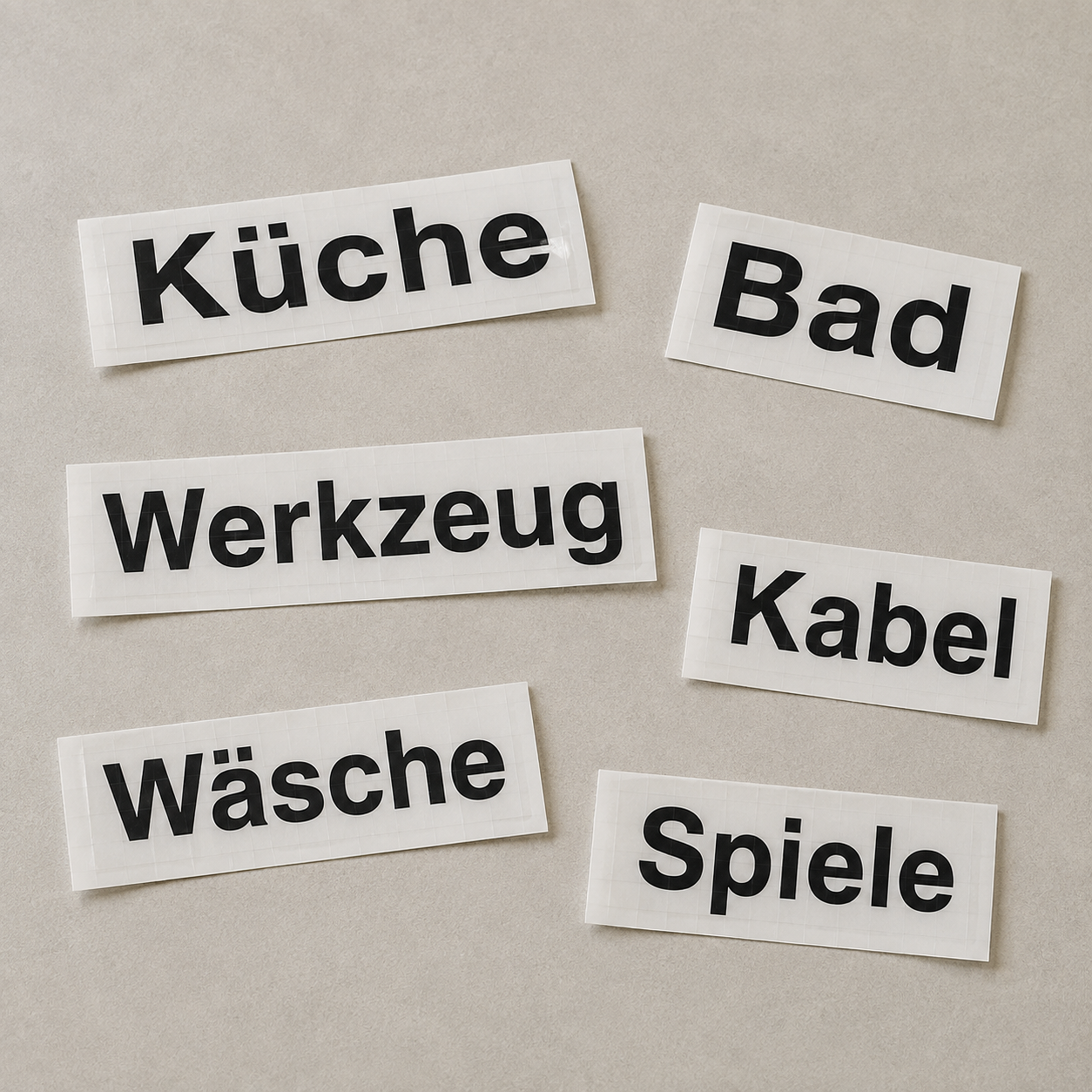 Camper-Ordnungsaufkleber | personalisiertes Beschriftungsset | ab 17,99€