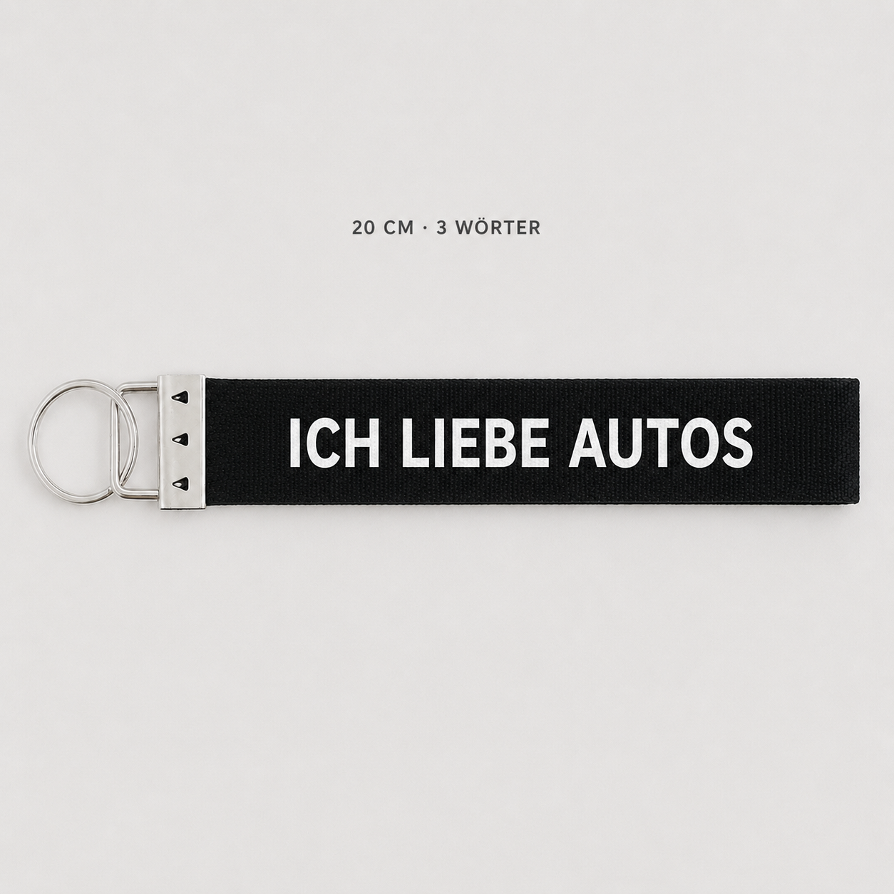Schlüsselanhänger "WUNSCHTEXT" | verschiedene Farben und Längen | ab 9,99€
