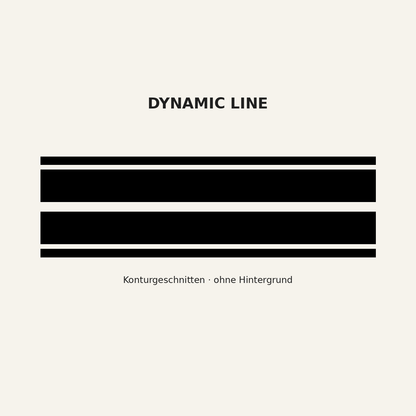 Rennstreifen „Dynamic Line“ | Motorhaube oder Komplettset | ab 29,90€