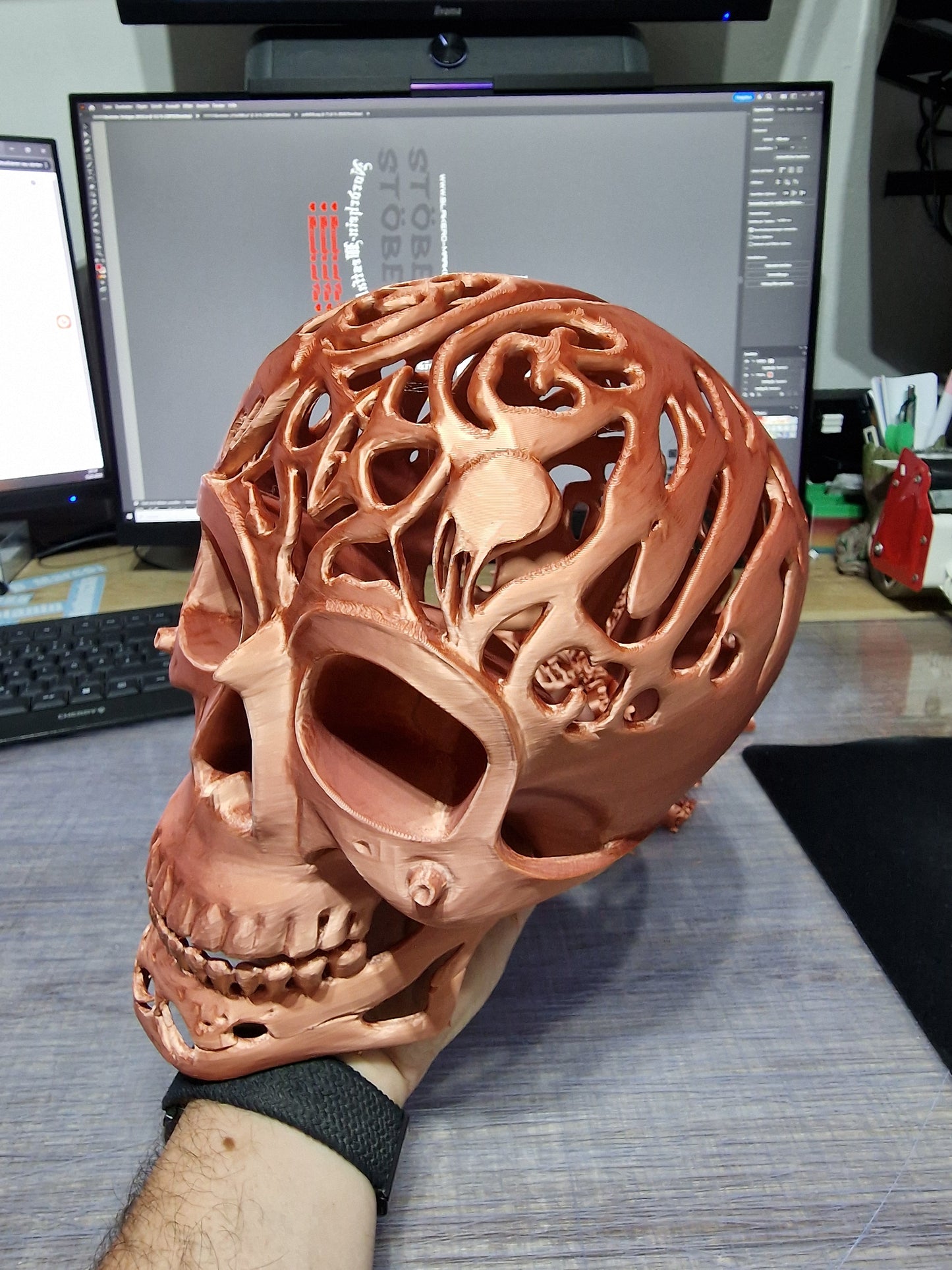 3D Druck Schädel – stylische Skull Deko für Gaming & Tisch | ab 44,90€