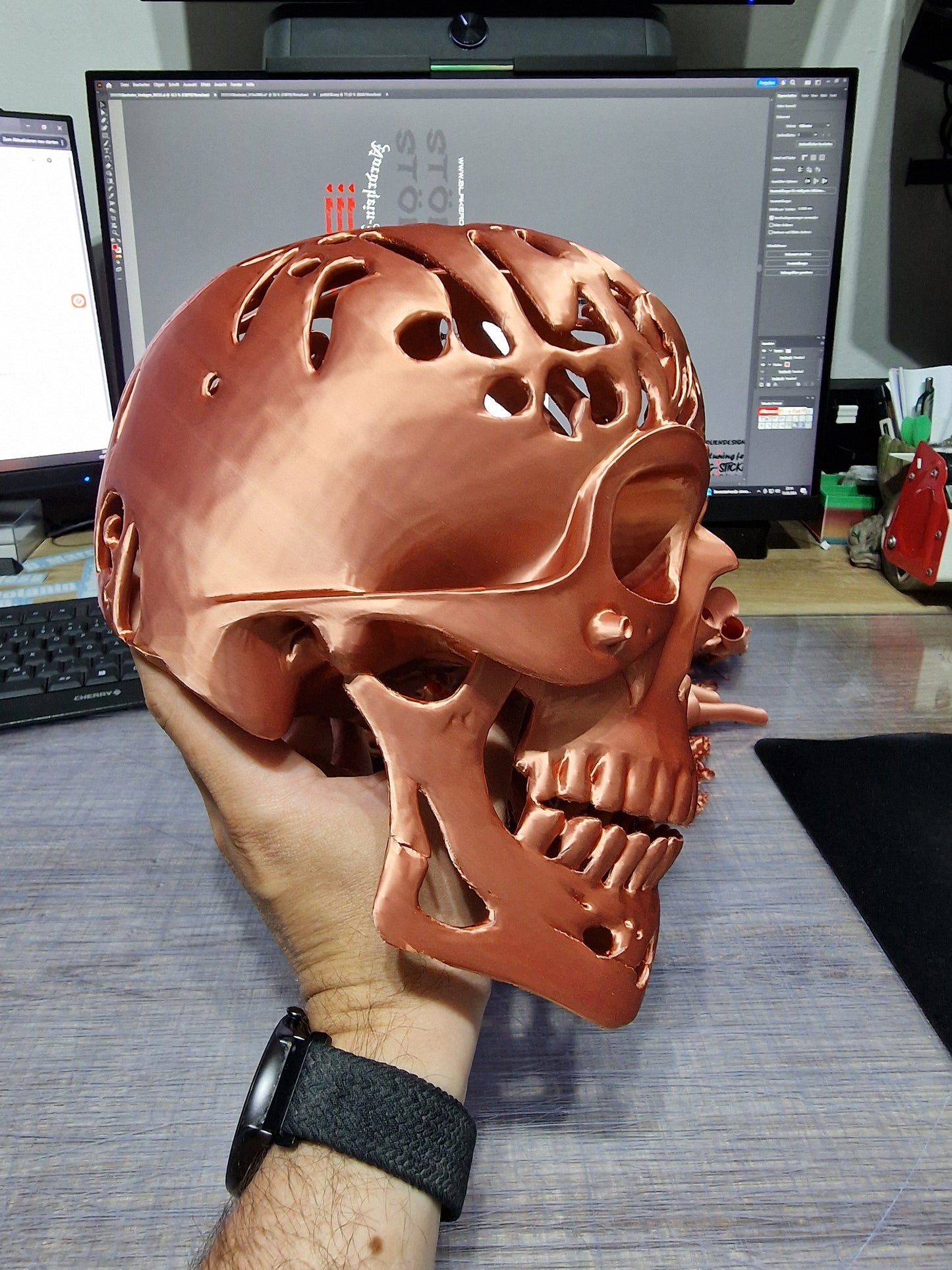 3D Druck Schädel – stylische Skull Deko für Gaming & Tisch | ab 44,90€