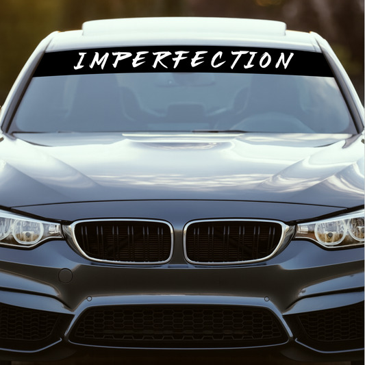 Blendstreifen "IMPERFECTION"| Scheibenkeil, Sonnenblende | ab 19,90€