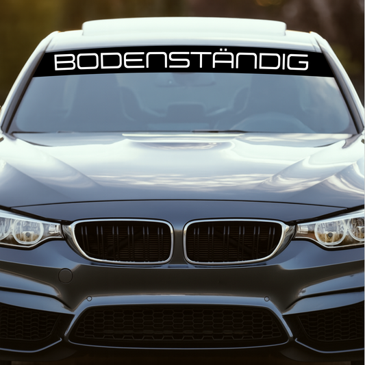Blendstreifen "BODENSTÄNDIG"| Scheibenkeil, Sonnenblende | ab 19,90€