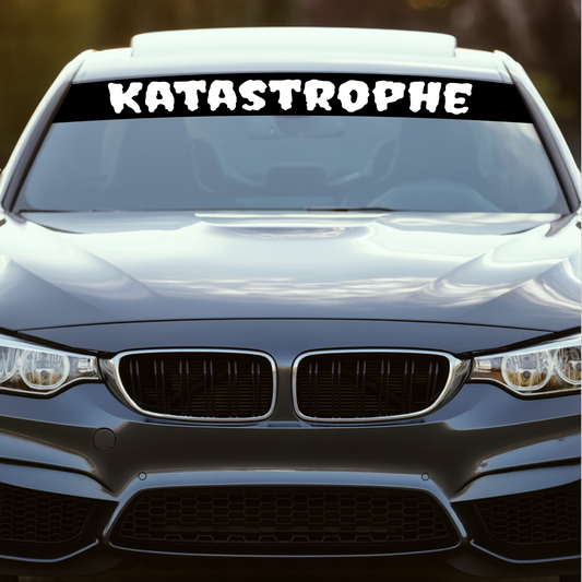 Blendstreifen "KATASTROPHE"| Scheibenkeil, Sonnenblende | ab 19,90€