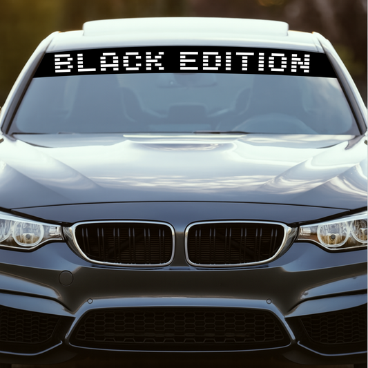 Blendstreifen "BLACK EDITION"| Scheibenkeil, Sonnenblende | ab 19,90€