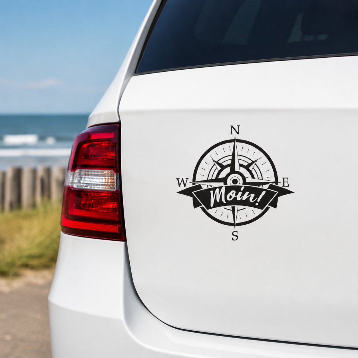 Aufkleber “KOMPASSROSE” maritimer Sticker für Boot, Wohnmobil & Auto | ab 19,99€