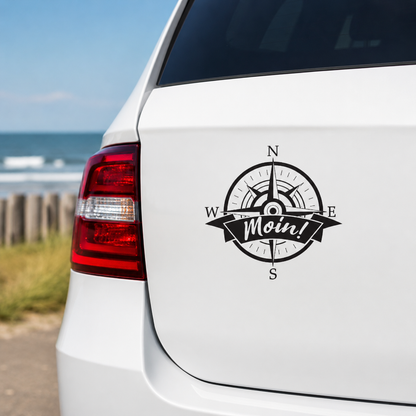 Aufkleber “KOMPASSROSE” maritimer Sticker für Boot, Wohnmobil & Auto | ab 19,99€