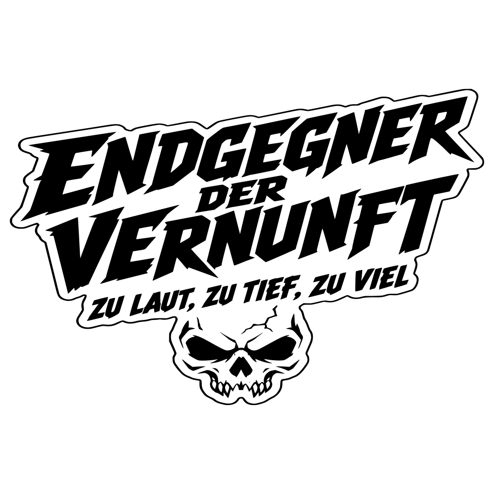 Aufkleber "Endgegner der Vernunft" | 50 bis 90cm | ab 24,99€