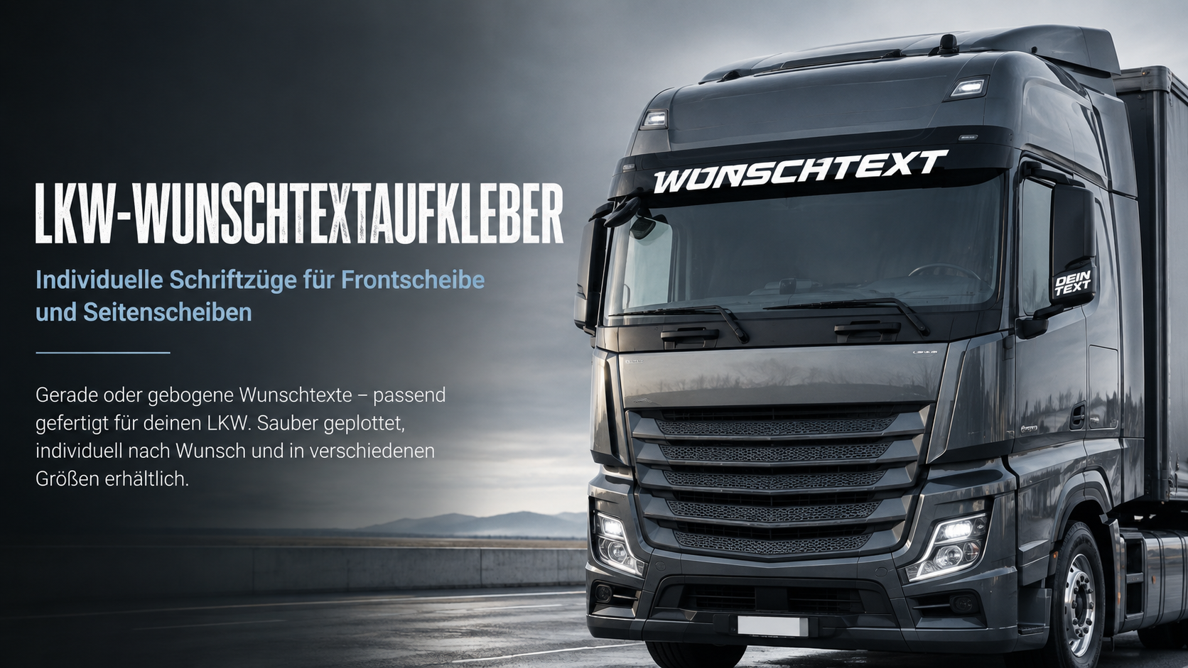 LKW-Wunschtexte