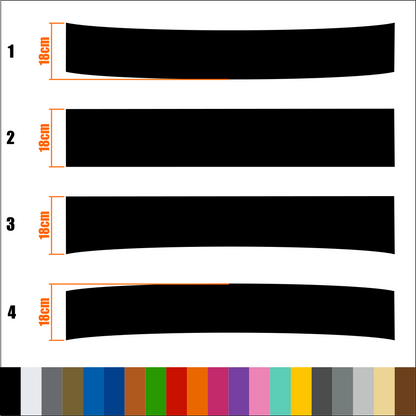 Blendstreifen ohne Text | Scheibenkeil, Sonnenblende | ab 9,90€