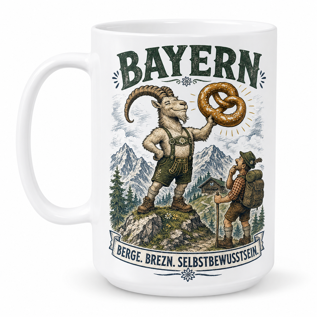 Heimat mit Humor – Bundesländer-Tasse mit frechen Sprüchen