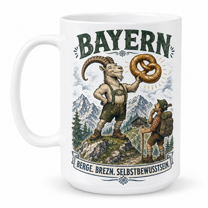 Heimat mit Humor – Bundesländer-Tasse mit frechen Sprüchen