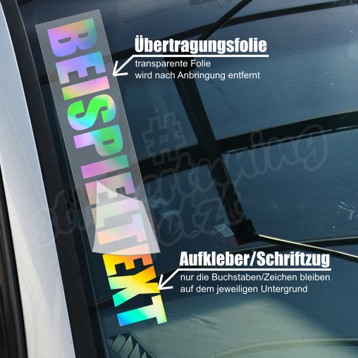 Aufkleber “LIMITED EDITION” | Effektfolie | ab 6,99€