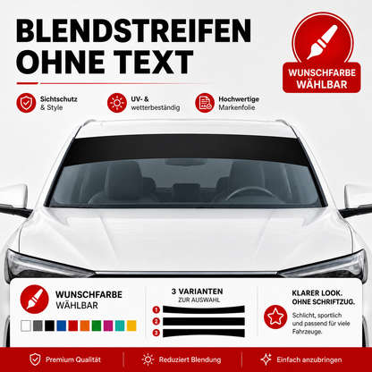 Blendstreifen ohne Text | Scheibenkeil, Sonnenblende | ab 9,90€
