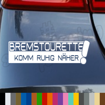 Aufkleber “BREMSTOURETTE” | 20x6cm