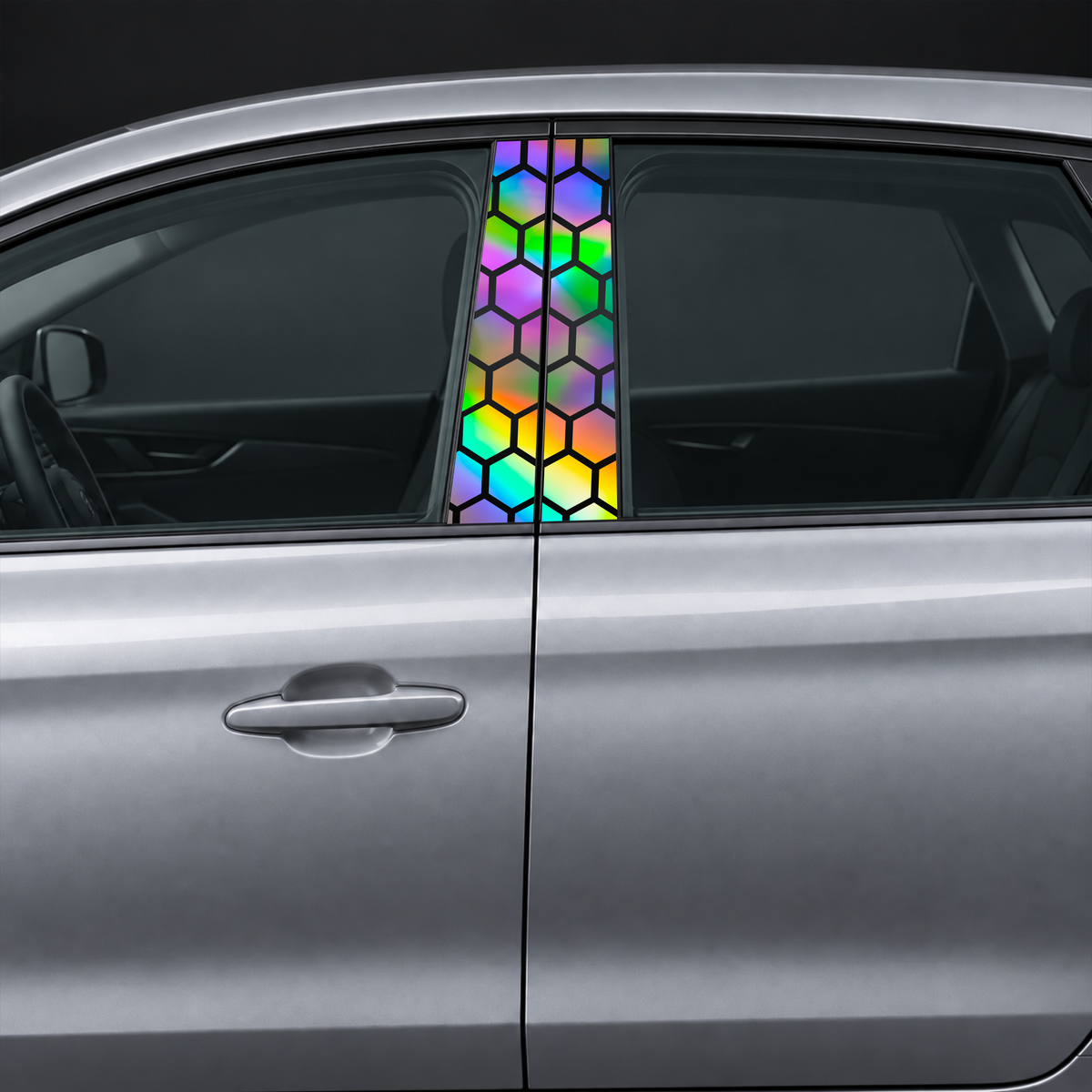 B-Säulen-Aufkleber Honeycomb Evolution – Waben nach Maß | ab 39,99€