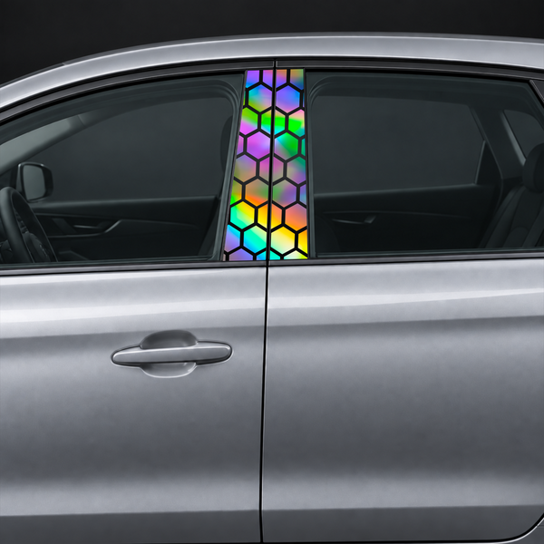 B-Säulen-Aufkleber Honeycomb Evolution – Waben nach Maß | ab 39,99€