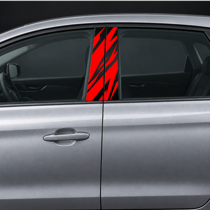 B-Säulen-Aufkleber Racing Split – dynamische Streifen nach Maß | ab 39,99€