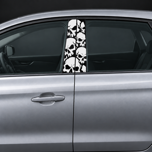 B-Säulen-Aufkleber Totenköpfe – Skull Design nach Maß | ab 39,99€