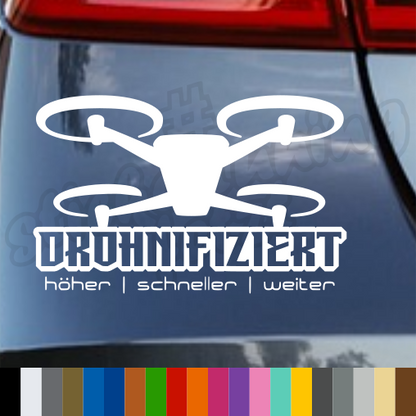 Aufkleber “DROHNIFIZIERT” | 20x12,5cm
