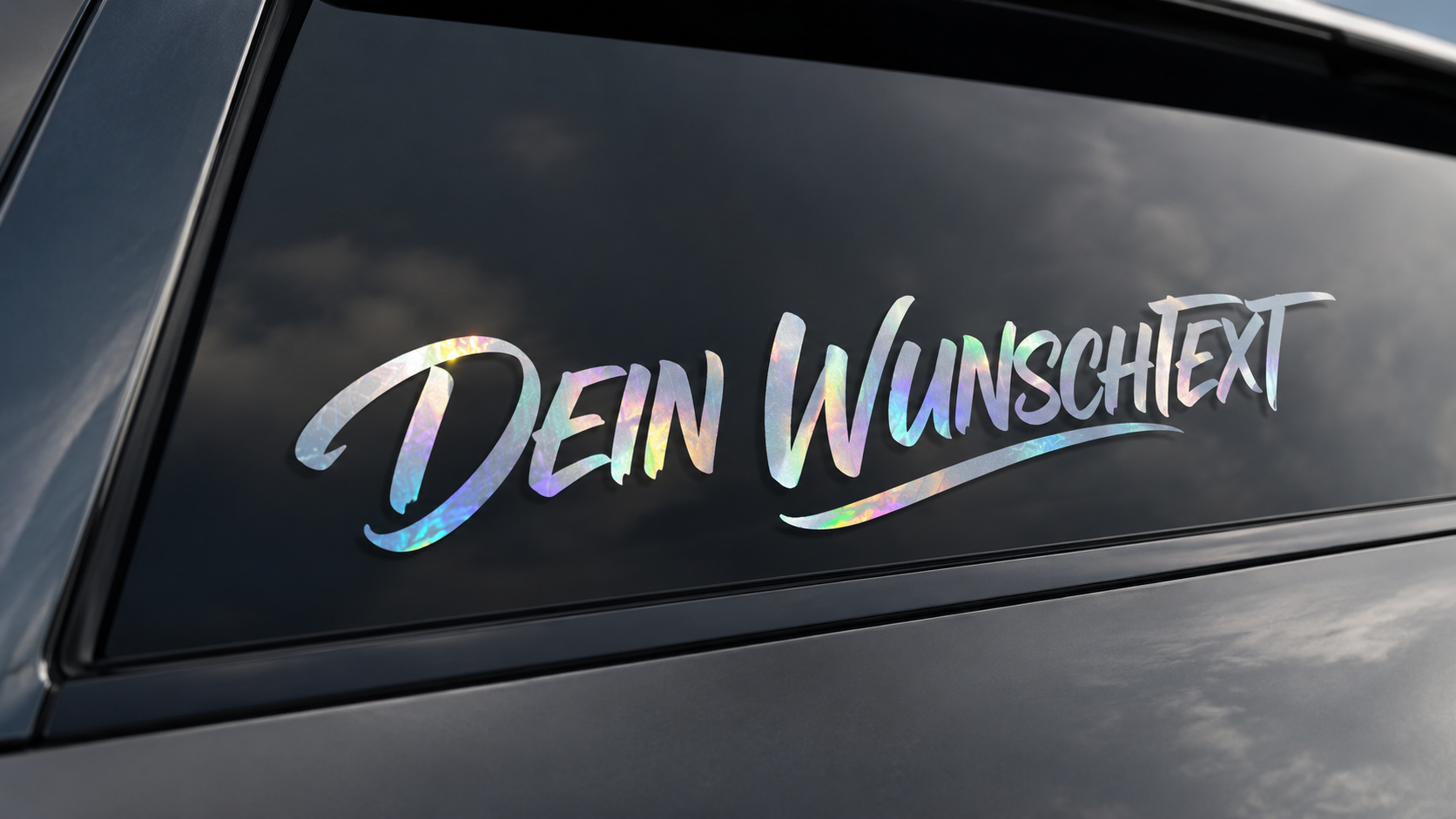 Effektfolien Wunschtextaufkleber