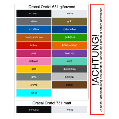 2x Aufkleber “WUNSCHTEXT” für Außenspiegel links & rechts | ab 8,99€