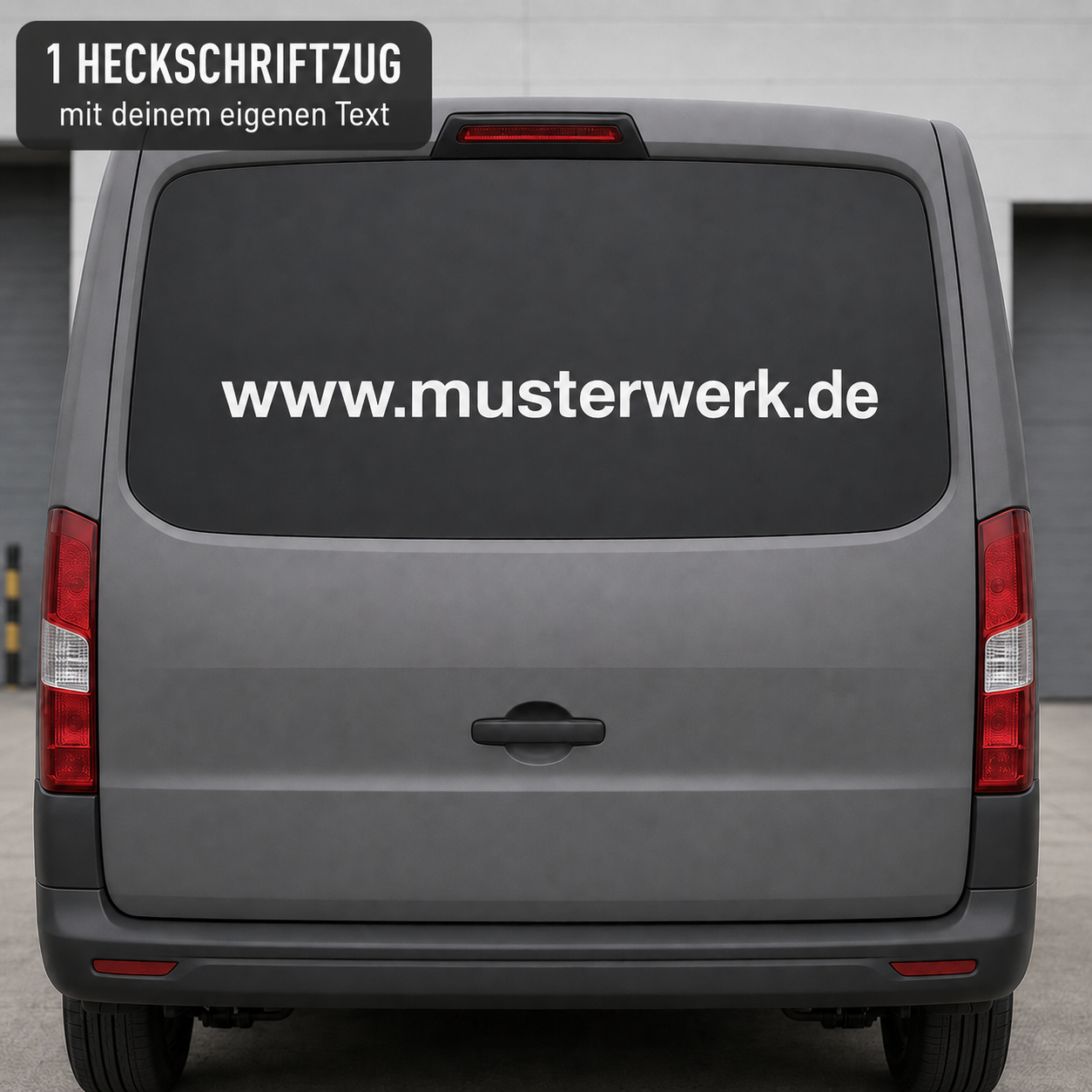 Firmenwagen-Starterpaket Basis – 2 Türschriftzüge + Heckschriftzug | ab 29,90€