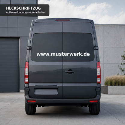 Firmenwagen-Starterpaket Transporter – Seiten- und Heckbeschriftung | ab 49,90€