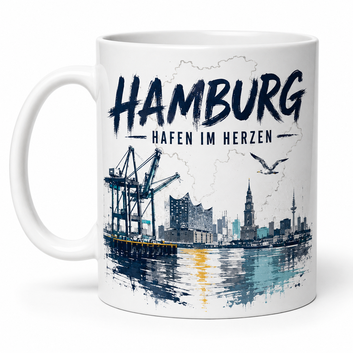 Heimattasse – 16 Bundesländer, glänzend oder matt