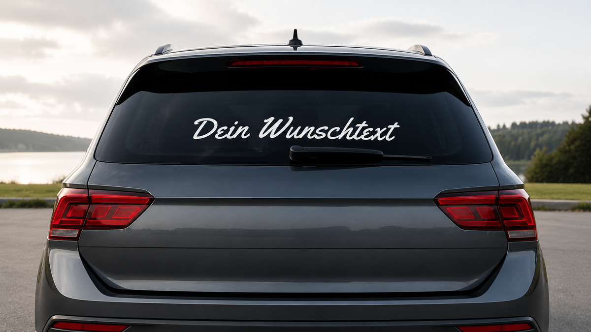 Wunschtext-Aufkleber