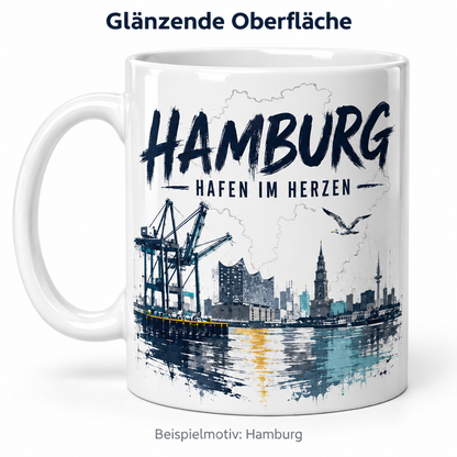 Heimattasse – 16 Bundesländer, glänzend oder matt