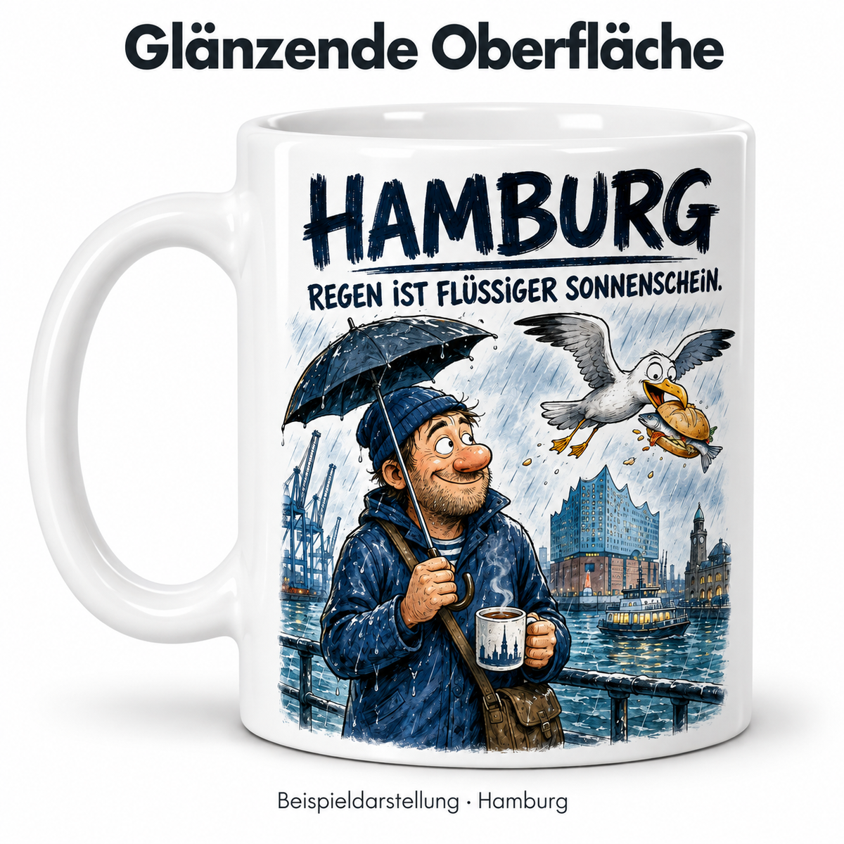 Heimat mit Humor – Bundesländer-Tasse mit frechen Sprüchen