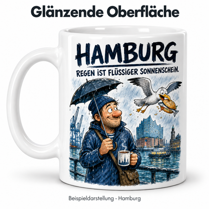 Heimat mit Humor – Bundesländer-Tasse mit frechen Sprüchen