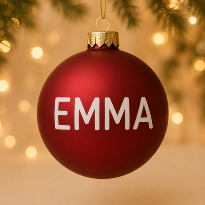 Namensaufkleber für Weihnachtskugeln – 3er-, 6er- oder 12er-Set | ab 8,99€