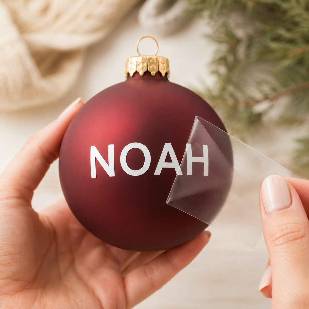Namensaufkleber für Weihnachtskugeln – 3er-, 6er- oder 12er-Set | ab 8,99€