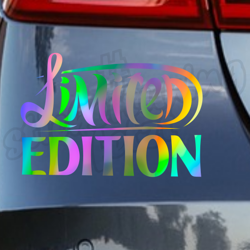 Aufkleber “LIMITED EDITION” | Effektfolie | ab 6,99€