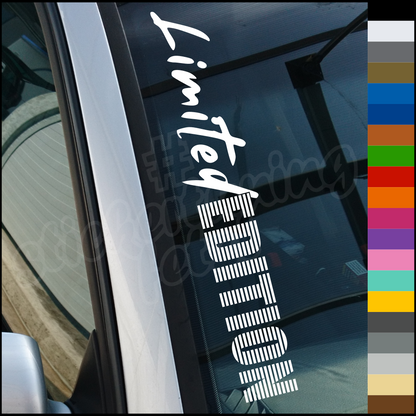 Aufkleber “LIMITED EDITION ” | bis 60cm | ab 3,99€