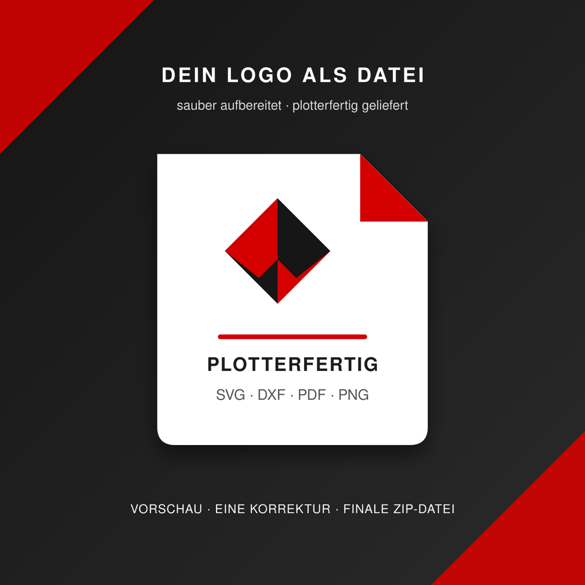 Firmenlogo vektorisieren lassen – plotterfertige SVG, DXF, PDF & PNG | ab 39,99€